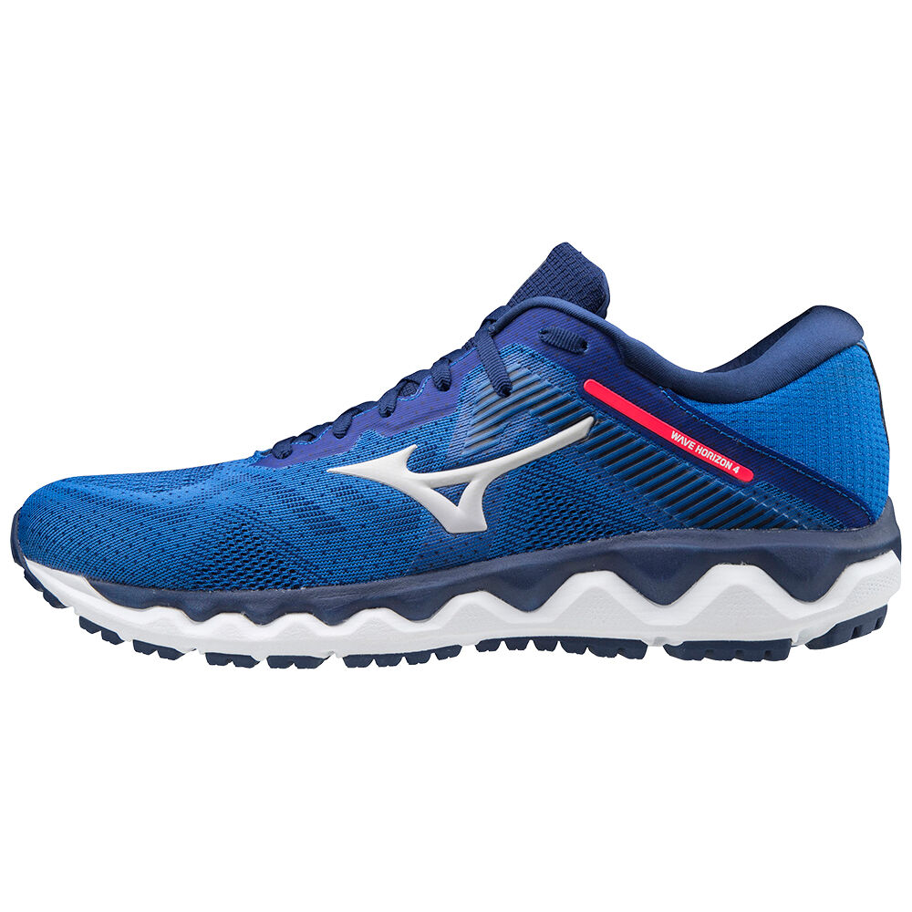 Mizuno Men's Wave Horizon 4 Running Shoes Blue/ Pink (J1GC202655-KCP)